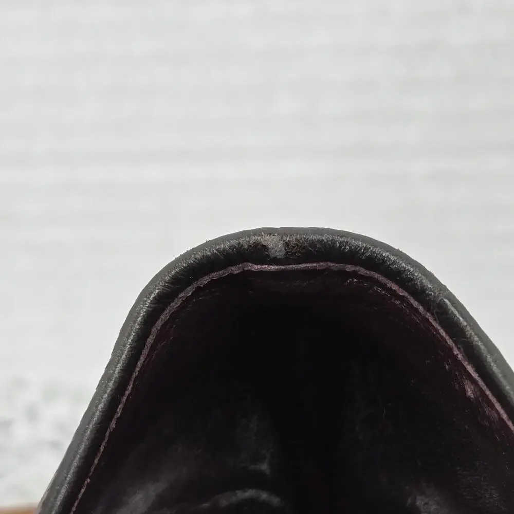 Allen Edmonds Mens 10.5 3E Wide Surrey Brown Nubuck Weatherproof Derby Oxford